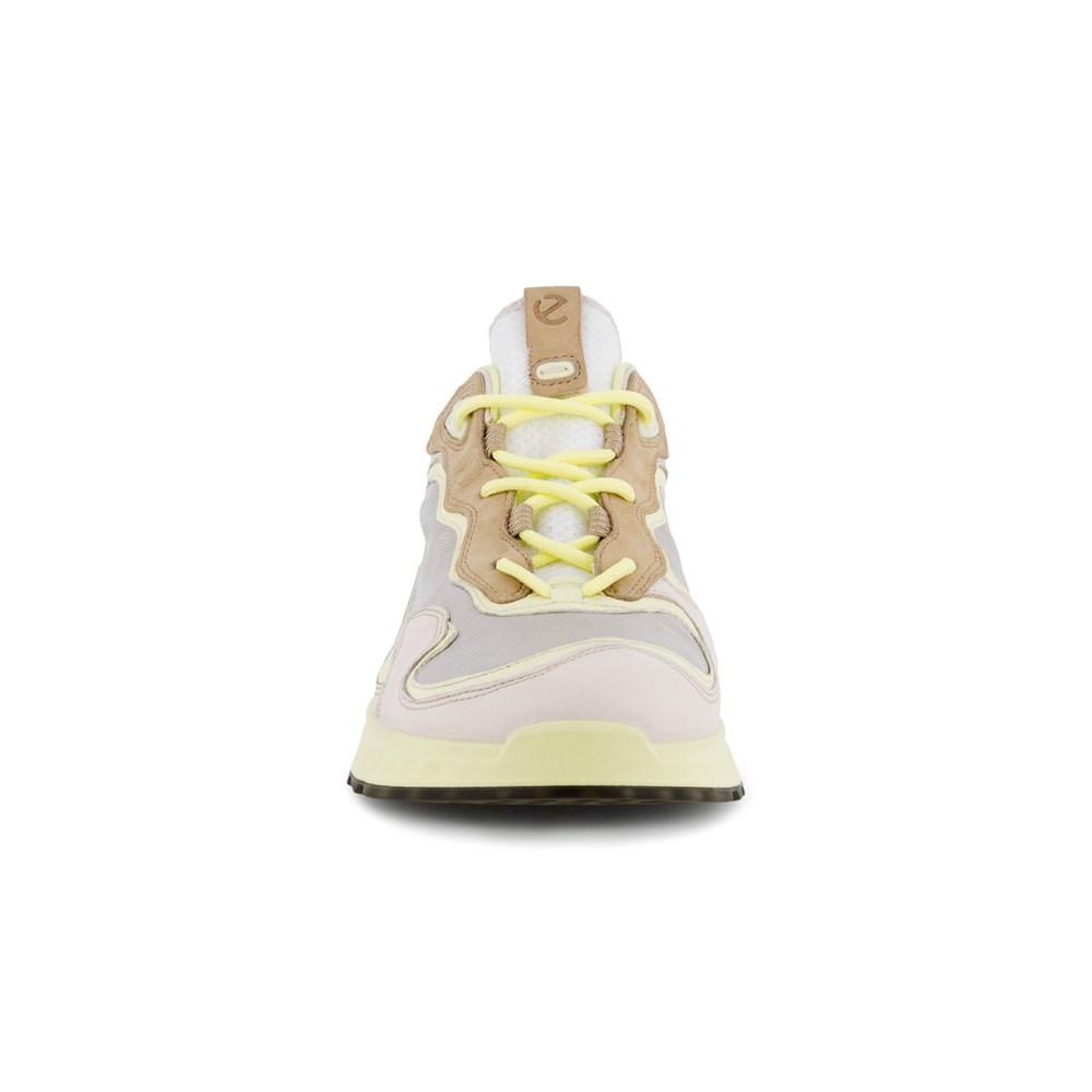 Tenis Mujer - ECCO St.1 Laced - Beige - TUC162097